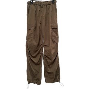 Love Tree Womens Olive Parachute Pants size Medium